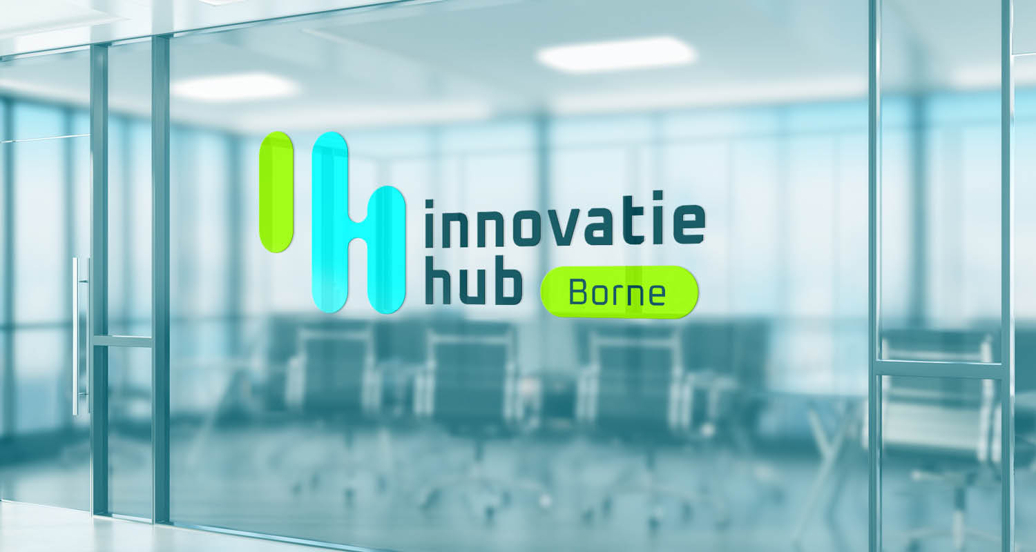 Logo ontwerp, merk identiteit en brand identity voor Innovatiehub Borne